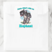 イエスは象に乗らなかった スクエアシール (バッグ)