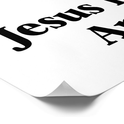 イエスは象に乗らなかった – 民主的パーティー ポスター (角)