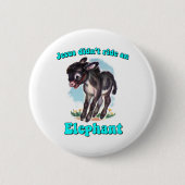 イエスは象に乗らなかった 缶バッジ (正面)