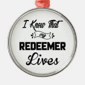 イエスは贖われた メタルオーナメント (正面)