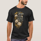 イエスは道であり真理であり生命である – ヨハネによる福音書 14: Tシャツ (正面)