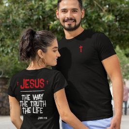 イエスは道であり真理であり生命である 黴色 Tシャツ