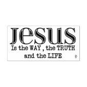 イエスは道であり、真実であり、人生のラバーアートスタンプ ラバースタンプ (インプリント)