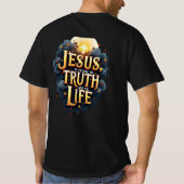 イエスは道であり、真理であり、命である Tシャツ (裏面)