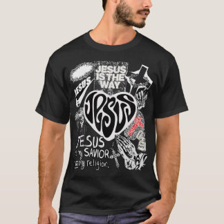 イエスは道 キリスト教 聖書 神の信仰 W Tシャツ