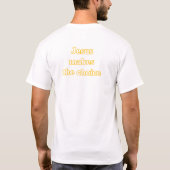 イエスは選択する Tシャツ (裏面)