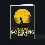 イエスは釣りをしろと言った ルカ5_4 クリスチャンの漁師 カード<br><div class="desc">イエスは釣りをしろと言った ルカ5_4 クリスチャンの漁師 信仰</div>