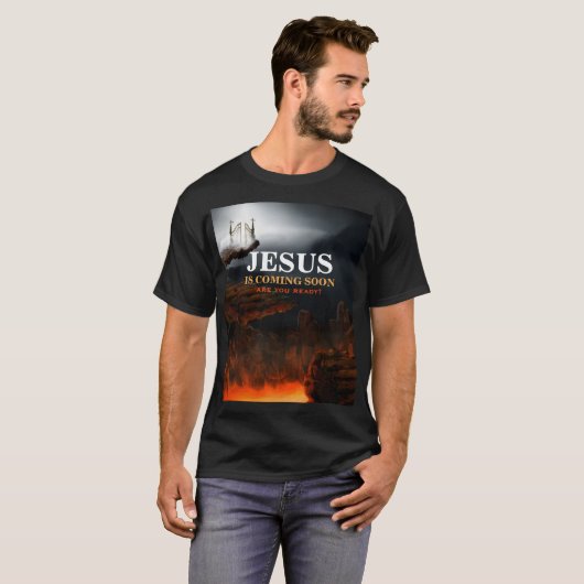 イエスは間もなく来られる Tシャツ (正面フル)