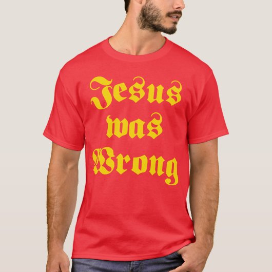イエスは間違っていた リトルミス ヴィンテージ Tシャツ (正面)