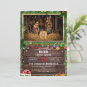 イエスは馬小屋で生まれた 招待状 (スタンド正面)