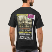イエスは黒人ケニア Basic Dark T-Shirt Tシャツ (裏面)