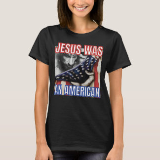 イエスは7月キリストのアメリカ合衆国国旗だった Tシャツ