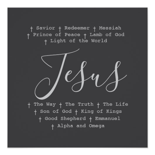 "イエスは"信仰に基づく ポスター (正面)