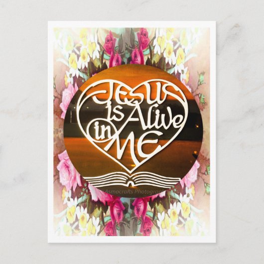 イエスは & 　慰め主・・・ ポストカード (正面)