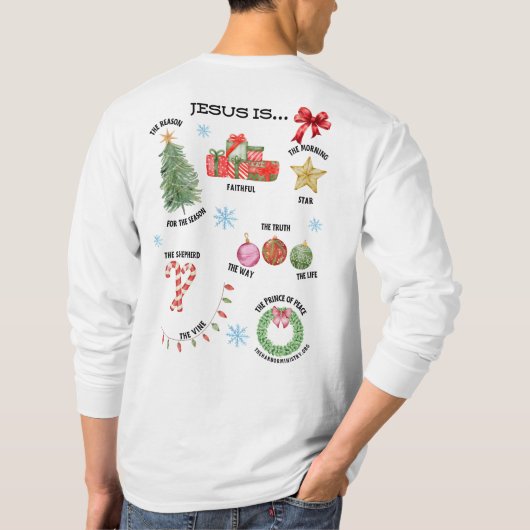 イエスは… Tシャツ (裏面)