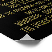 イエスはKJV聖書の聖句の理由である ポスター (角)