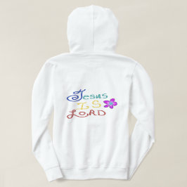イエスはLORD Faith引用文とカラフル文字 パーカ