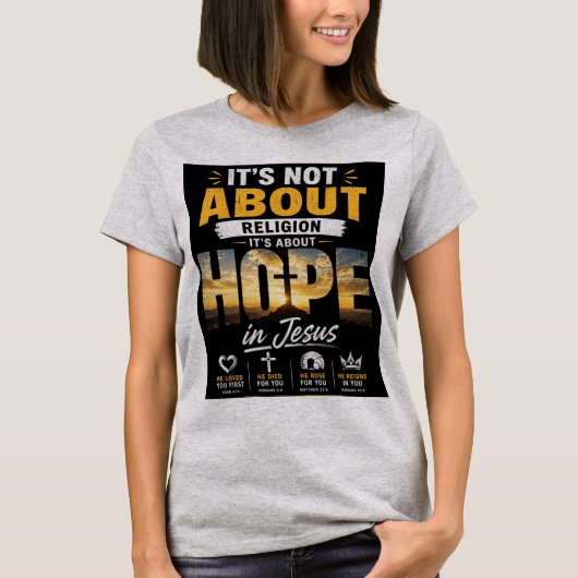 イエスへの希望Tシャツ Tシャツ (正面)