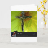 イエスへの愛 カード (黄色い花)