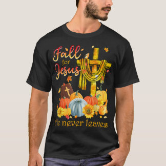 イエスへの秋キリスト教の信仰葉は決してあり得ない Tシャツ