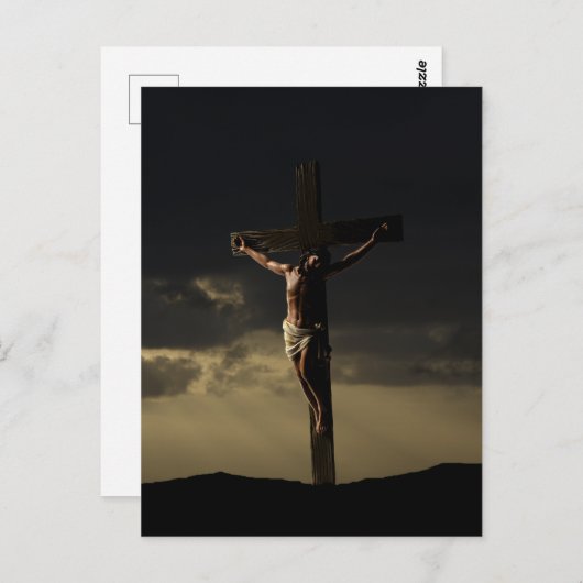 イエスまたは良い金曜日の十字架刑 ポストカード (正面/裏面)