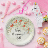 イエスもっとも偉大すべてのヨハネの贈り物3:16 ペーパープレート (パーティー)