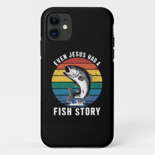 イエスも魚を持っていた釣りの話 バス釣り 楽しい iPhone 11 ケース