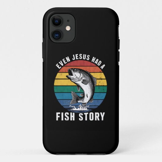 イエスも魚を持っていた釣りの話 バス釣り 楽しい Case-Mate iPhoneケース (裏面)