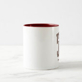 イエスを信じるマグカップ ツートーンマグカップ (中央)