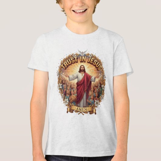 イエスを信じる トライブレンドＴシャツ (正面)