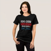 イエスを信じればあなたは輝く トライブレンドＴシャツ (正面全面)