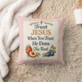 イエスを信頼して - 信仰 - クッション枕 クッション (ブランケット)