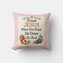 イエスを信頼して - 信仰 - クッション枕 クッション