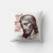 イエスを信頼するハート クッション (正面)