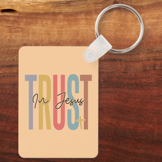 イエスを信頼する キーホルダー (裏面)