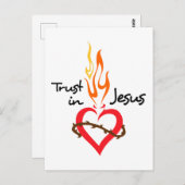 イエスを信頼する ポストカード (正面/裏面)
