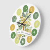 イエスを受け入れるハート – 大時計 ラージ壁時計 (傾斜)