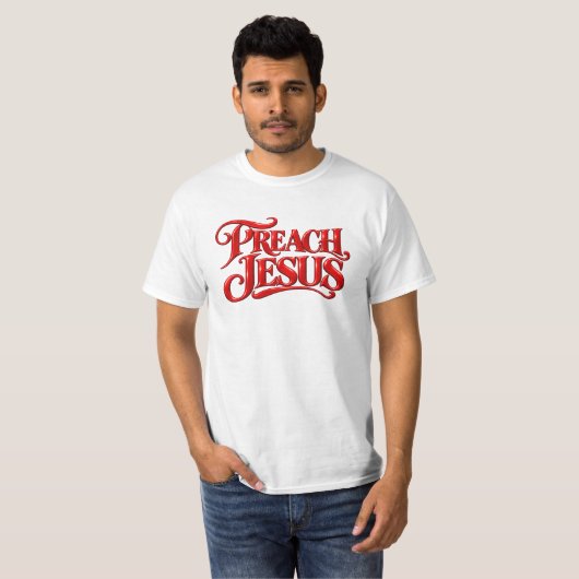 イエスを宣べ伝える Tシャツ (正面フル)