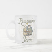 イエスを思い出す フロストグラスマグカップ (左)