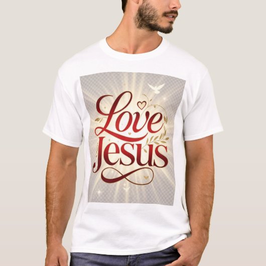 イエスを愛する Tシャツ (正面)