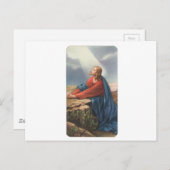 イエスを描いた追悼カード ポストカード (正面/裏面)