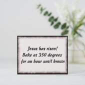 イエスを焼いてくれ ポストカード (スタンド正面)