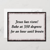 イエスを焼いてくれ ポストカード (正面/裏面)