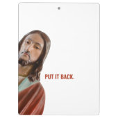 イエスを白おもしろいい背景に戻す クリップボード (裏面)