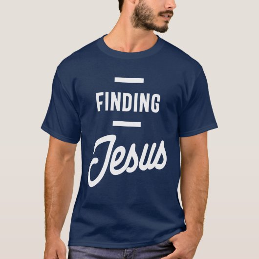 イエスを見つけろ!クリスチャン・アパレル Tシャツ (正面)