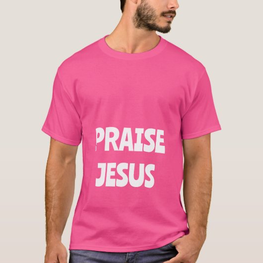 イエスを賛美する Tシャツ (正面)