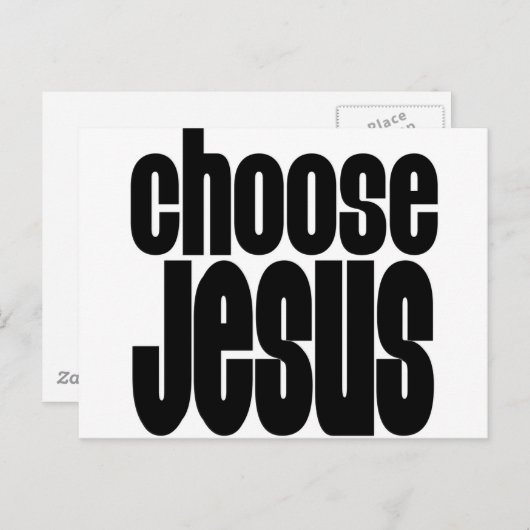 イエスを選ぶ ポストカード (正面/裏面)