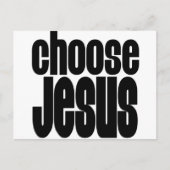 イエスを選ぶ ポストカード (正面)