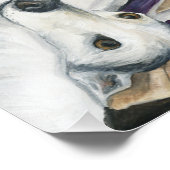 イエスアンドグレイハウンドッグアートプリント フォトプリント            (角)