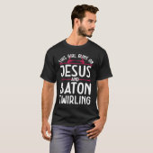 イエスアンドバトントワリングことわざ Tシャツ (正面フル)